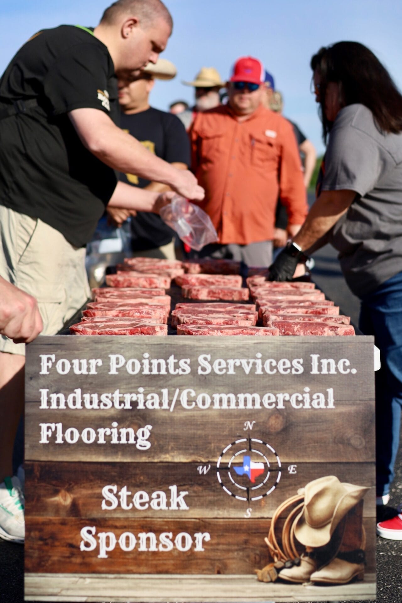 Steak Selection sponsored by Four Points Services Inc. Industrial / Commercial Flooring